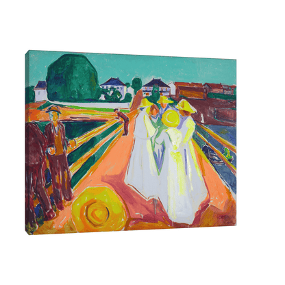 The Women on the Bridge, Edvard Munch - ArtDeco Canvas