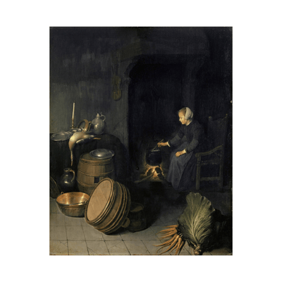 The Young Cook, Pieter Van Den Bosch - ArtDeco Canvas