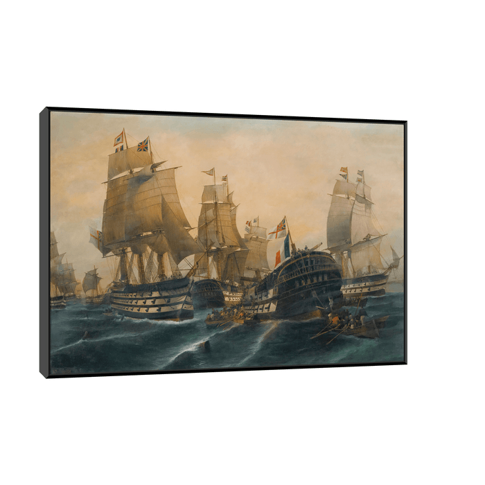 The battle of Trafalgar, Constantinos Volanakis - ArtDeco Canvas