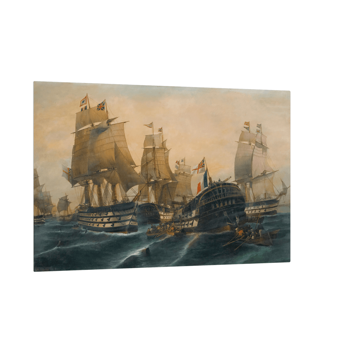 The battle of Trafalgar, Constantinos Volanakis - ArtDeco Canvas