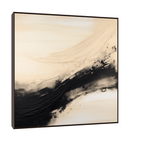 The black stroke flow - ArtDeco Canvas