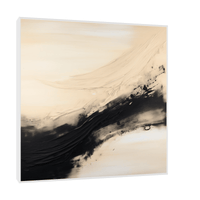 The black stroke flow - ArtDeco Canvas