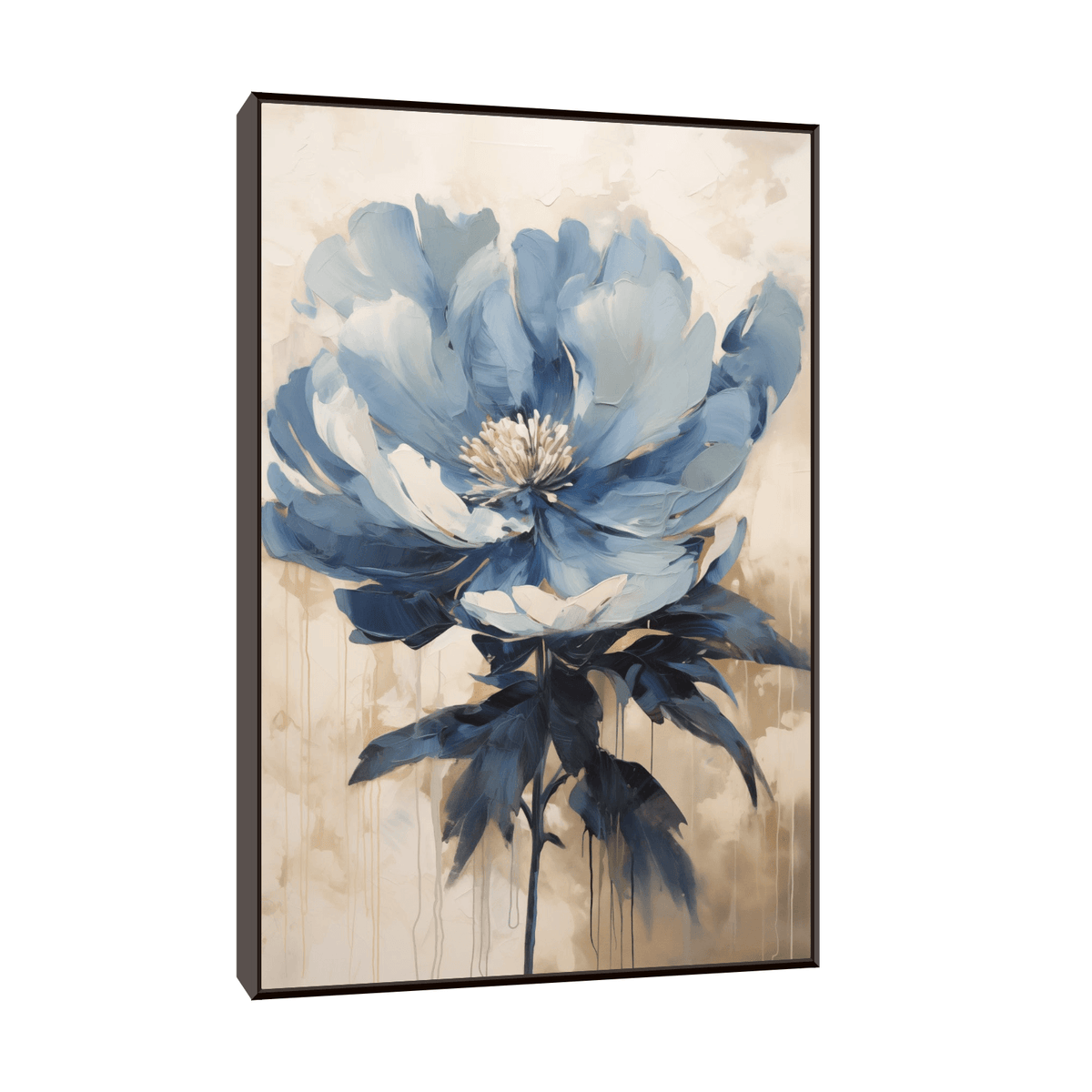 The blue flower - ArtDeco Canvas