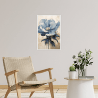 The blue flower - ArtDeco Canvas