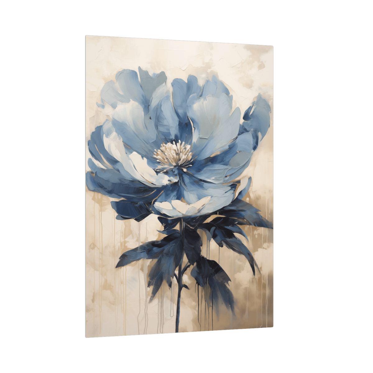 The blue flower - ArtDeco Canvas