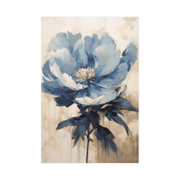 The blue flower - ArtDeco Canvas