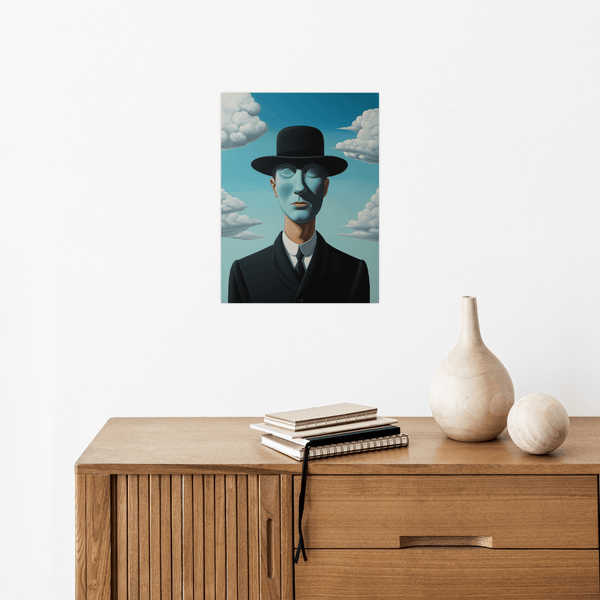 The blue mask - ArtDeco Canvas