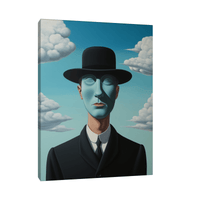 The blue mask - ArtDeco Canvas