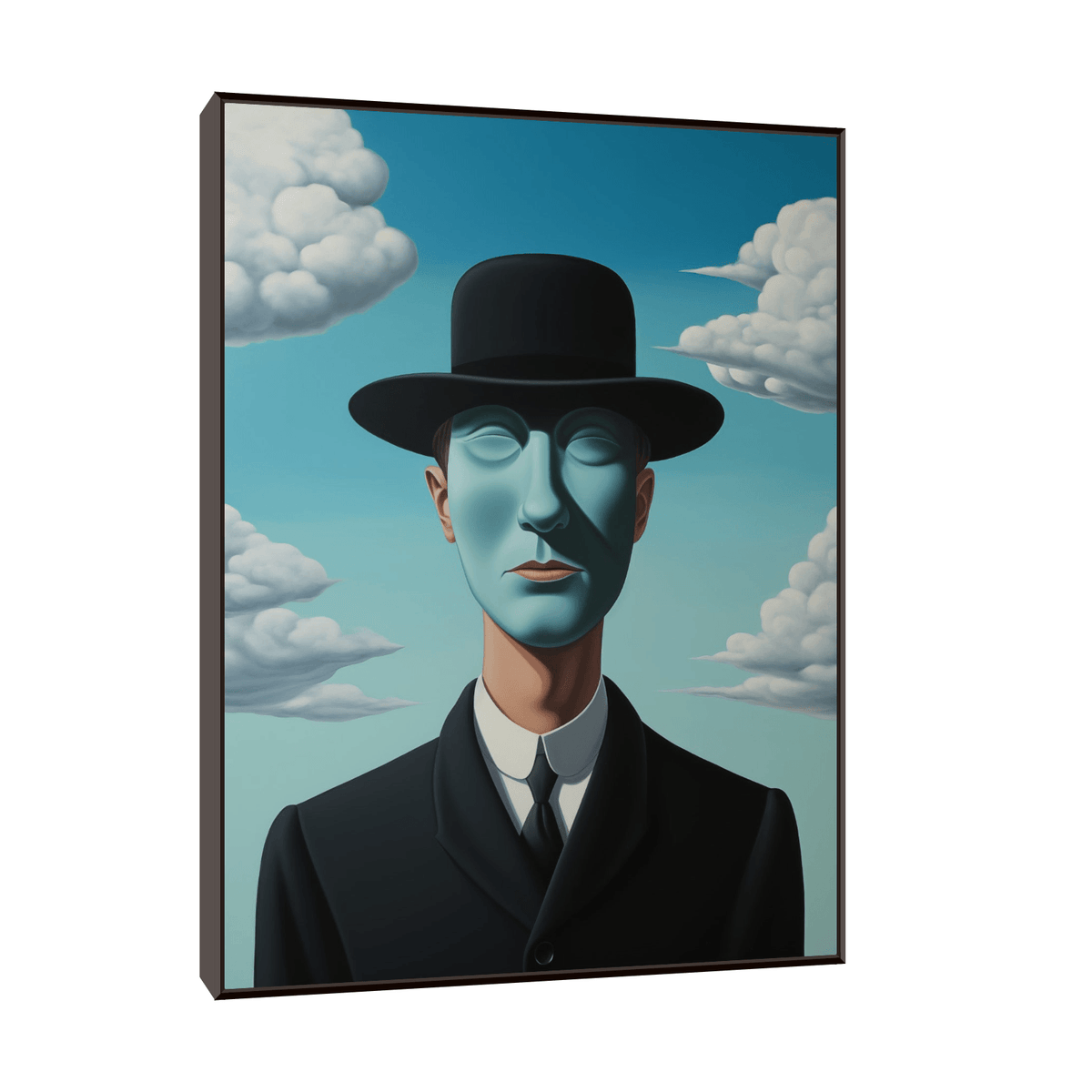 The blue mask - ArtDeco Canvas