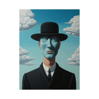 The blue mask - ArtDeco Canvas