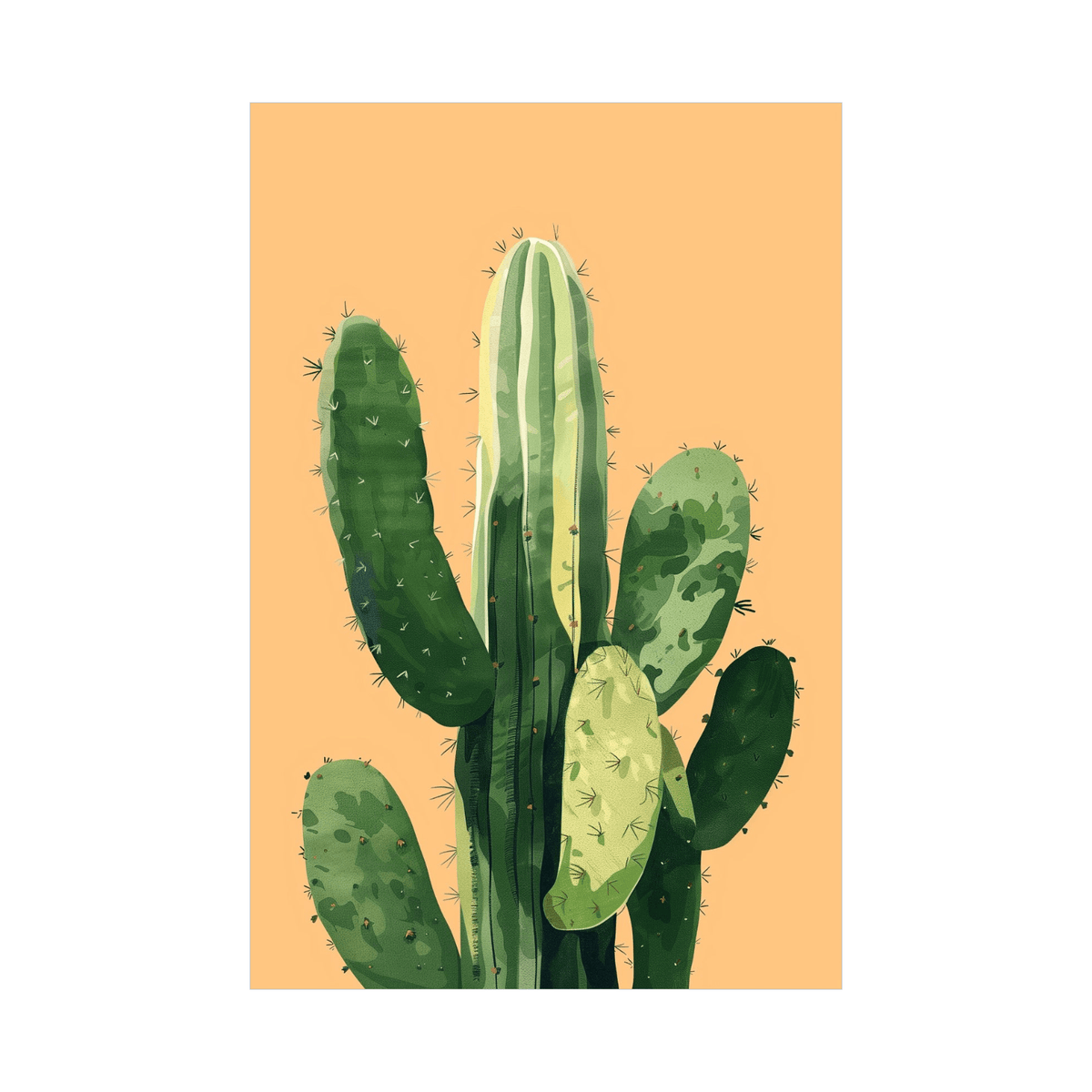 The cactus - ArtDeco Canvas