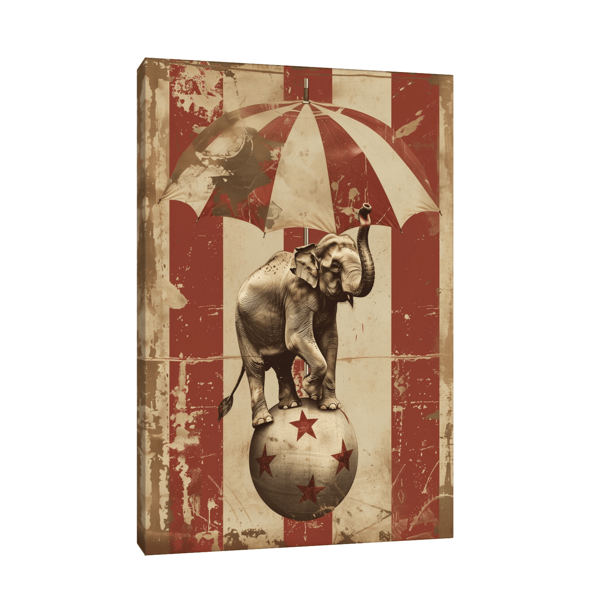 The circus poster - ArtDeco Canvas