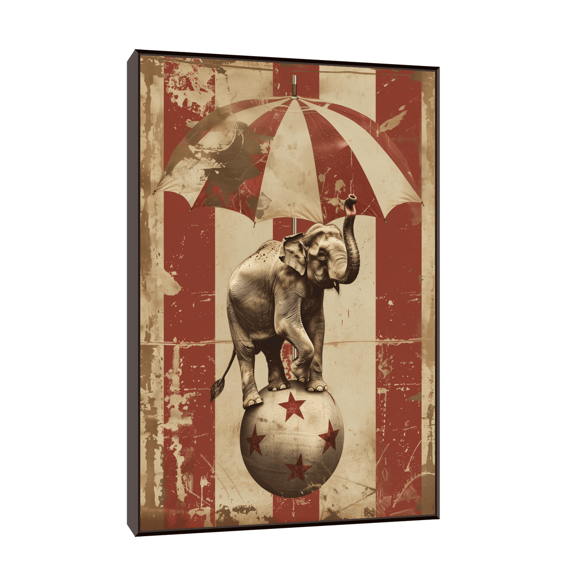 The circus poster - ArtDeco Canvas