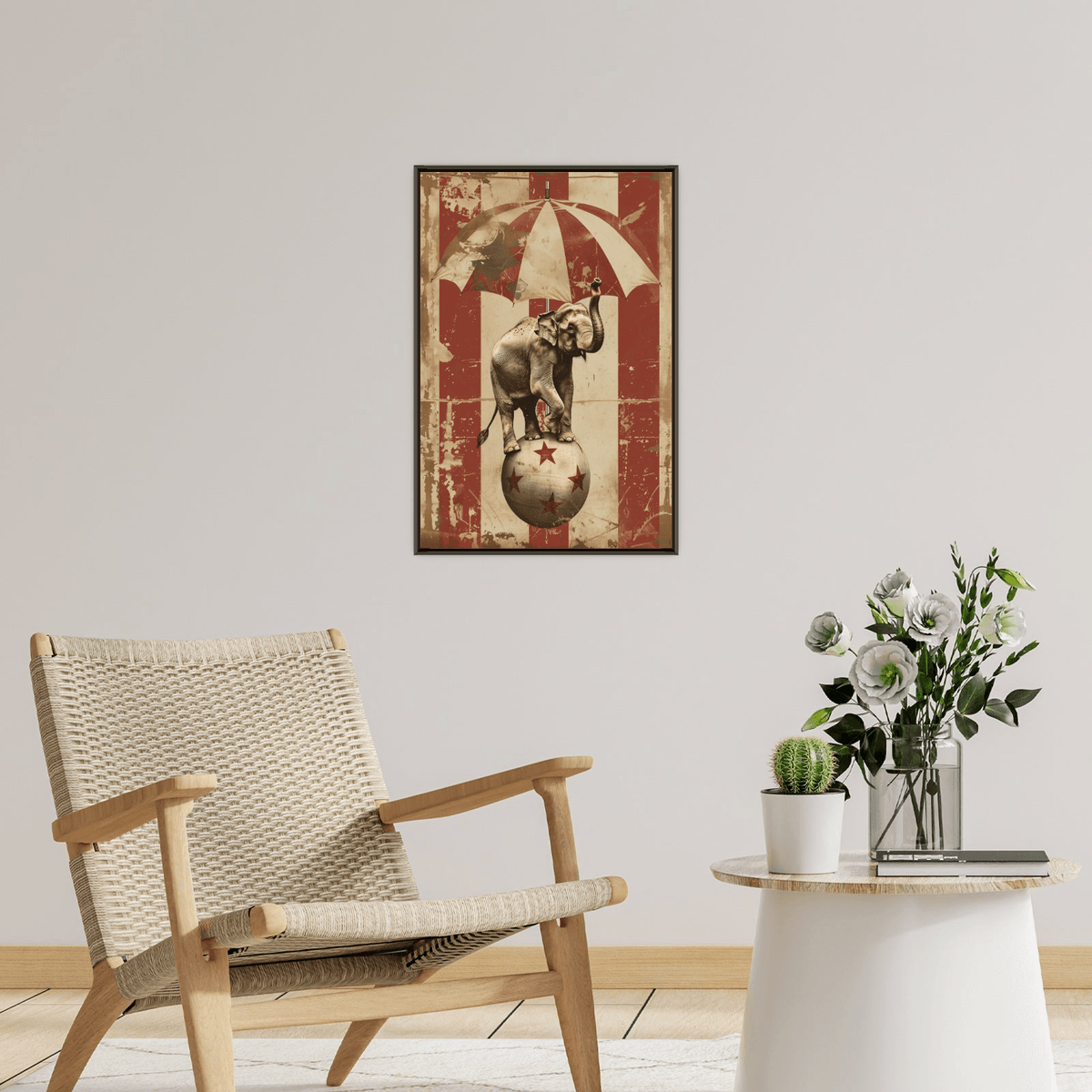 The circus poster - ArtDeco Canvas