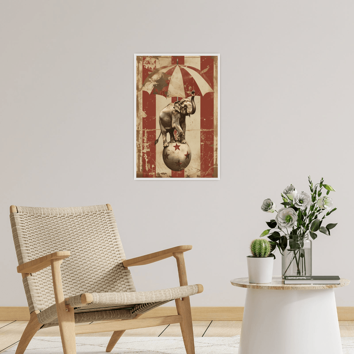 The circus poster - ArtDeco Canvas