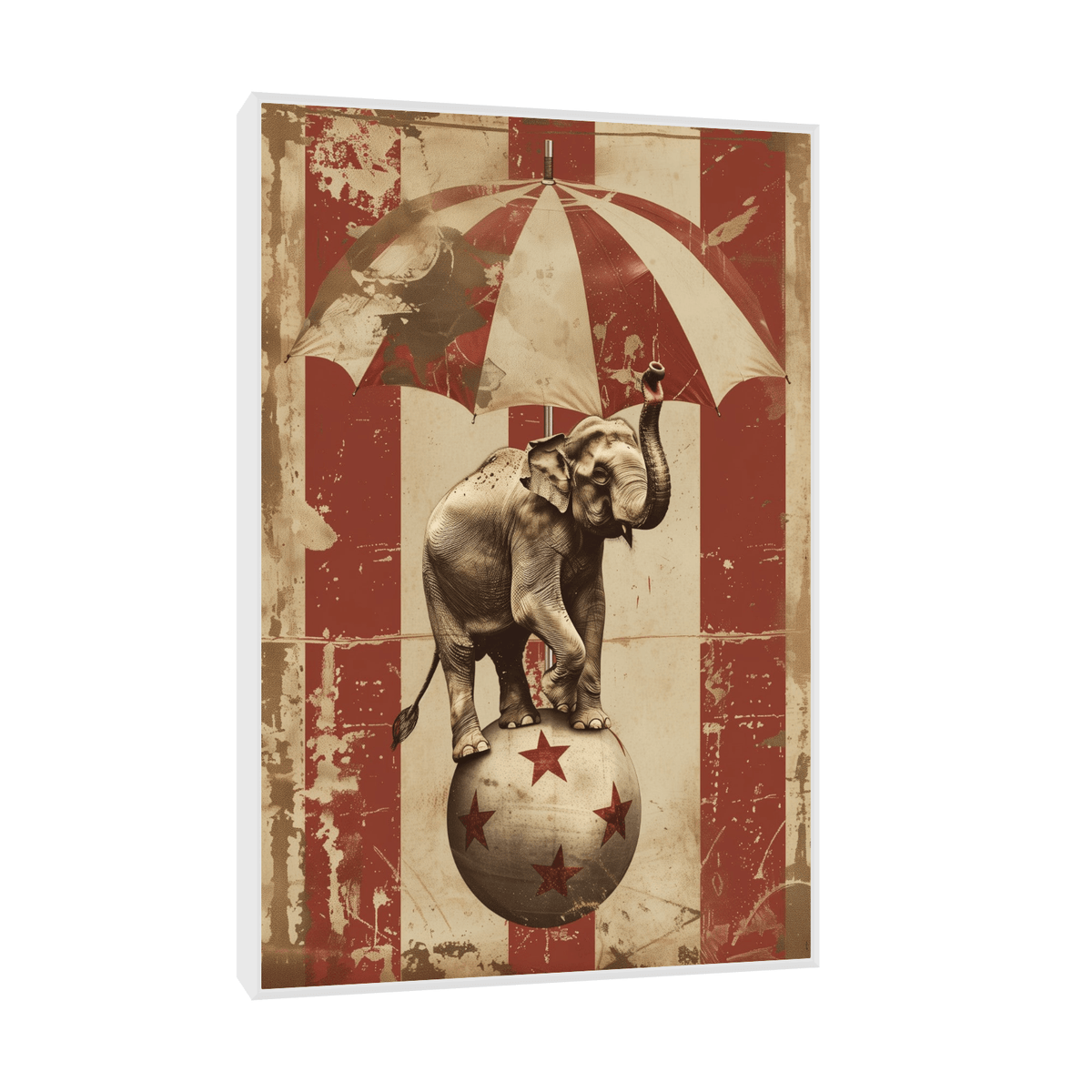 The circus poster - ArtDeco Canvas