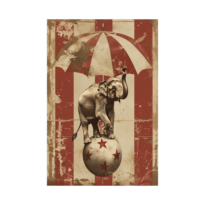 The circus poster - ArtDeco Canvas