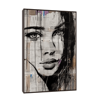 The classifieds girl - ArtDeco Canvas