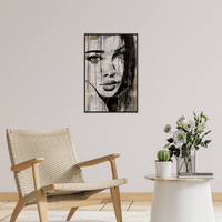 The classifieds girl - ArtDeco Canvas