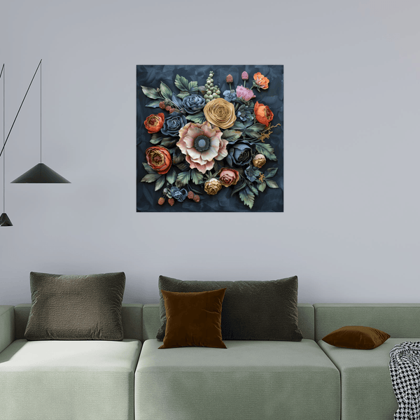 The flowers - ArtDeco Canvas