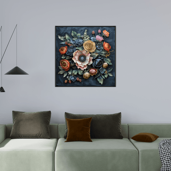 The flowers - ArtDeco Canvas