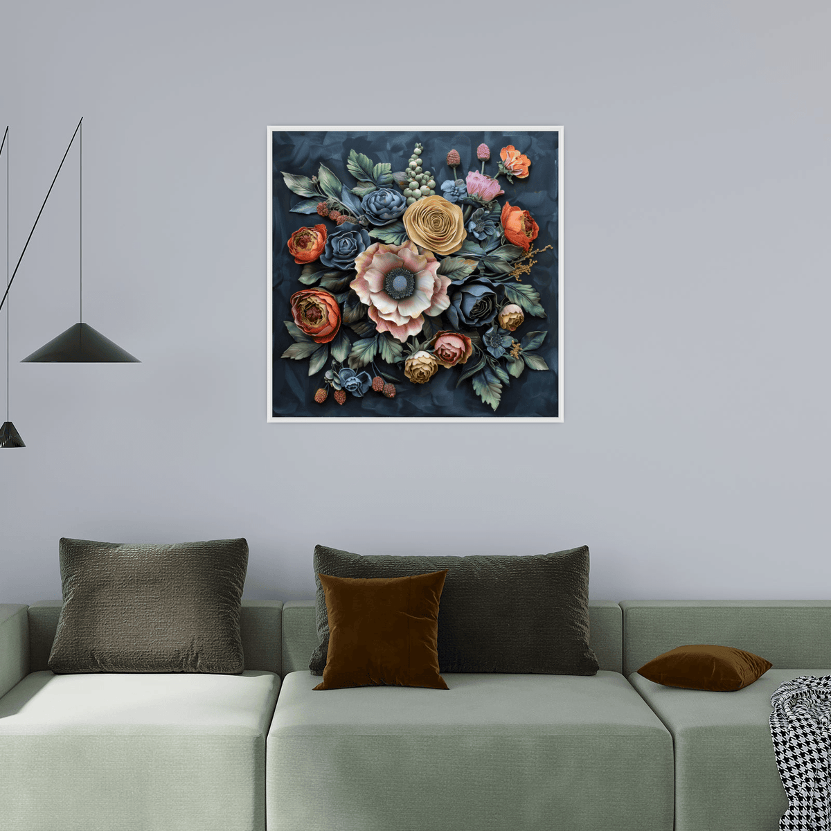 The flowers - ArtDeco Canvas