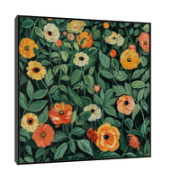 The flowers in the filed - ArtDeco Canvas