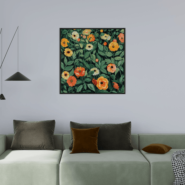 The flowers in the filed - ArtDeco Canvas