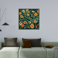 The flowers in the filed - ArtDeco Canvas