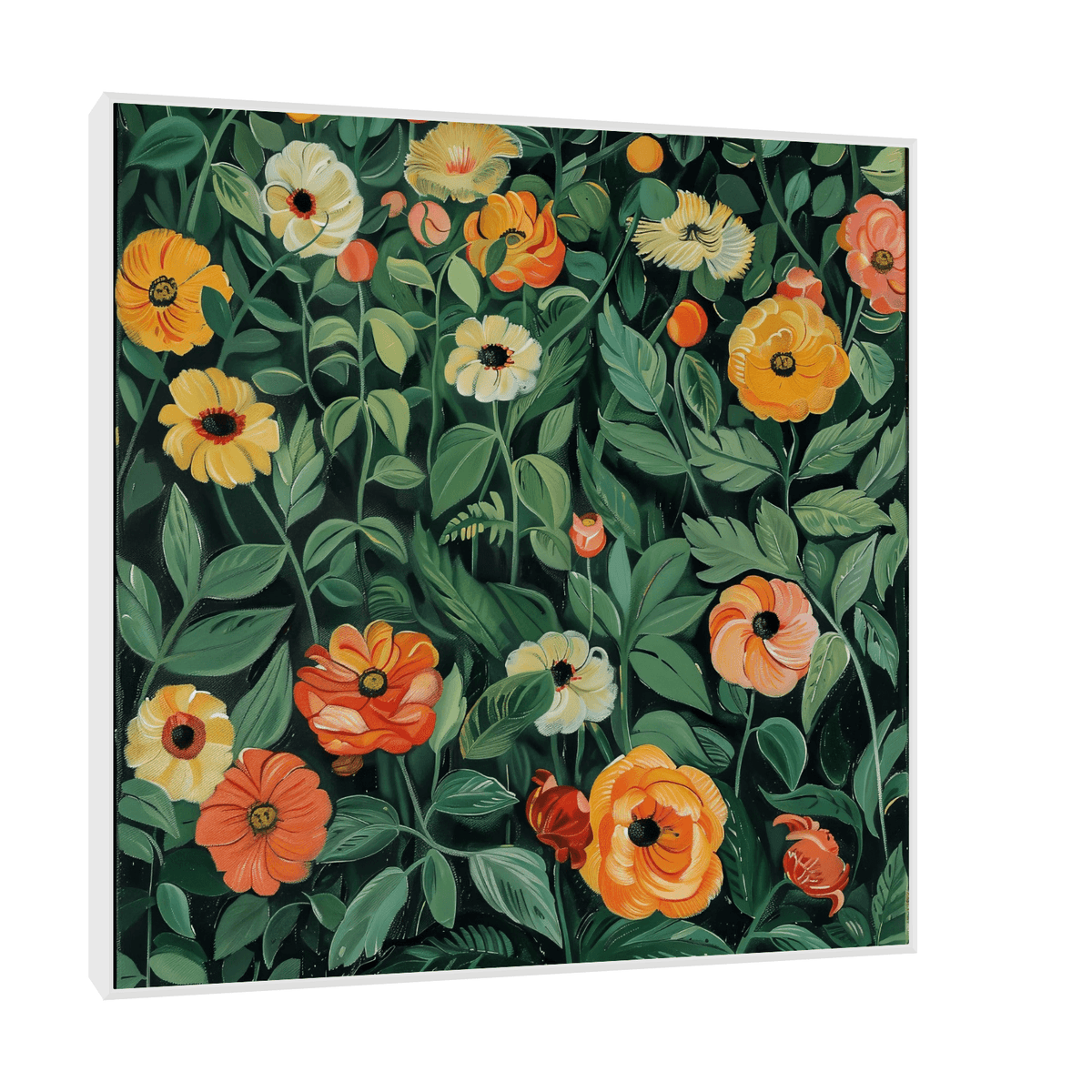 The flowers in the filed - ArtDeco Canvas