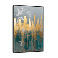 The golden city - ArtDeco Canvas