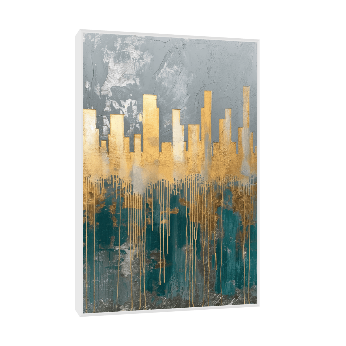 The golden city - ArtDeco Canvas