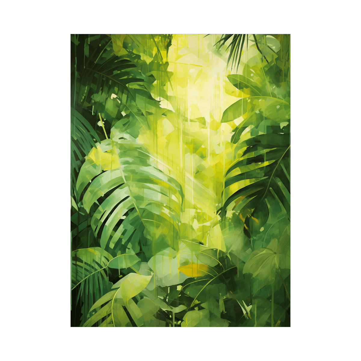 The jungle - ArtDeco Canvas