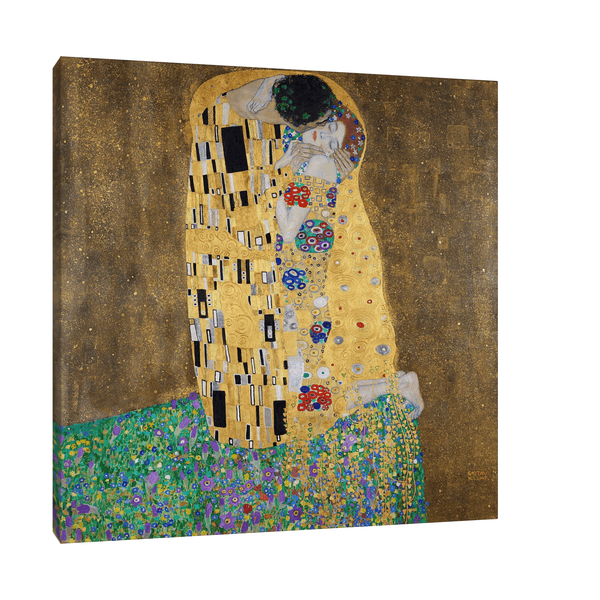 The kiss (lovers), Gustav Klimt - ArtDeco Canvas