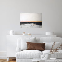 The orange horizon - ArtDeco Canvas