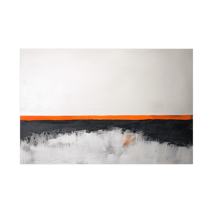 The orange horizon - ArtDeco Canvas