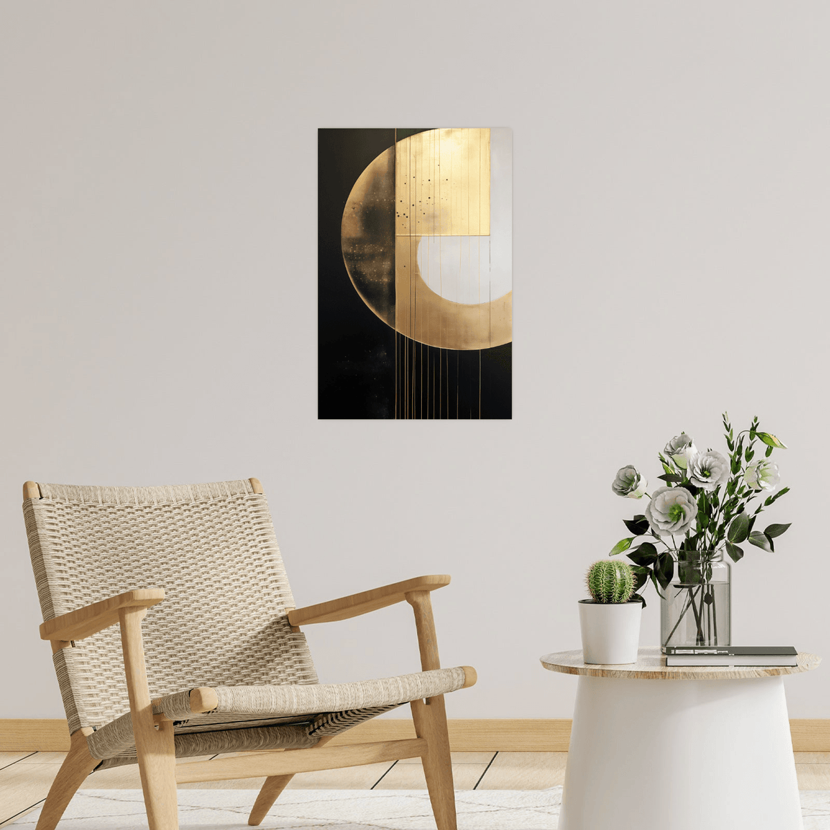The other side of the moon - ArtDeco Canvas