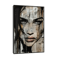 The paper girl - ArtDeco Canvas