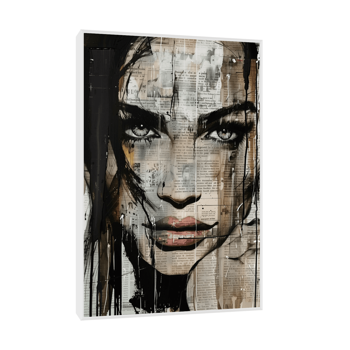 The paper girl - ArtDeco Canvas