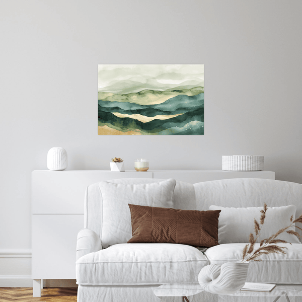 The rolling hills l - ArtDeco Canvas