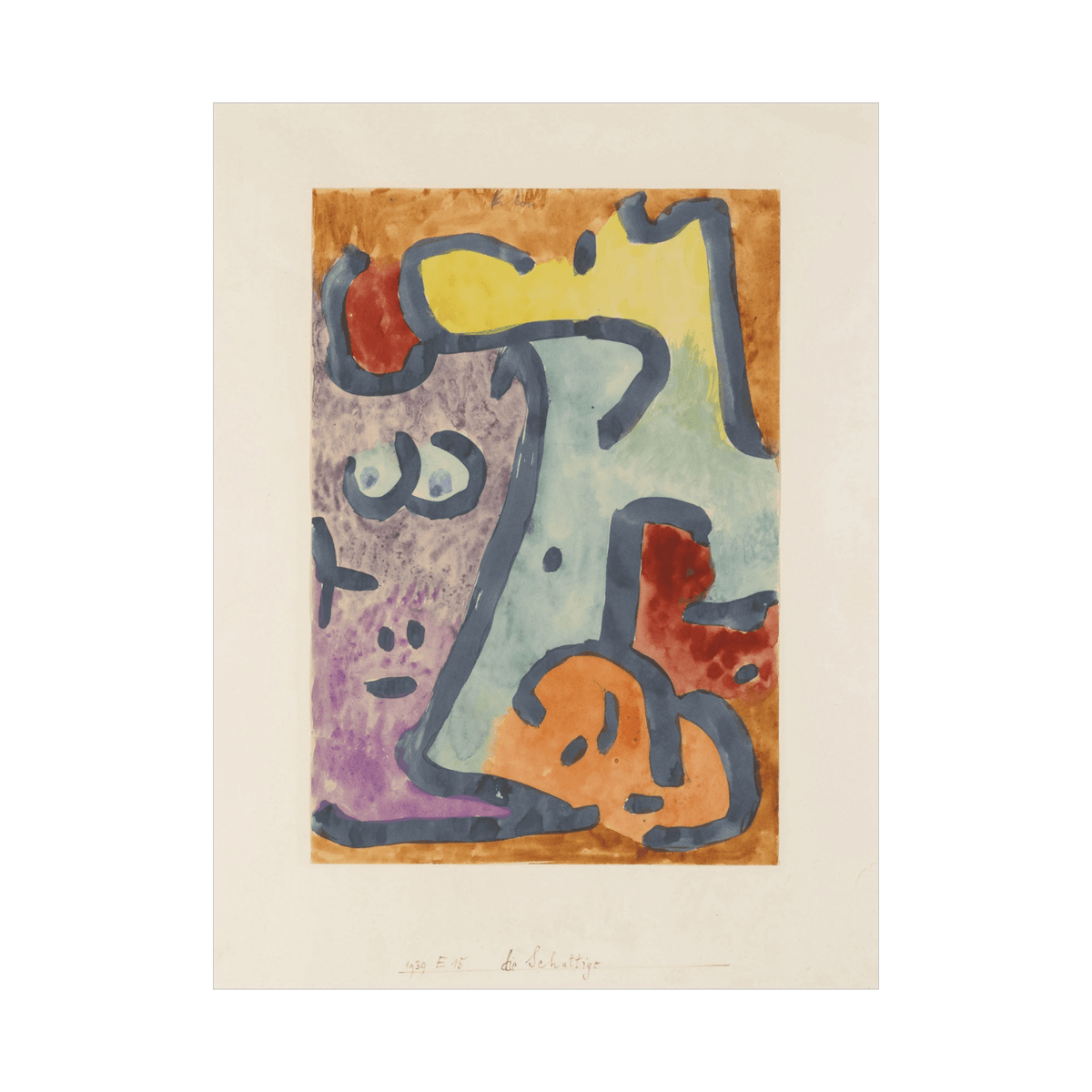 The shadowy one, Paul Klee - ArtDeco Canvas