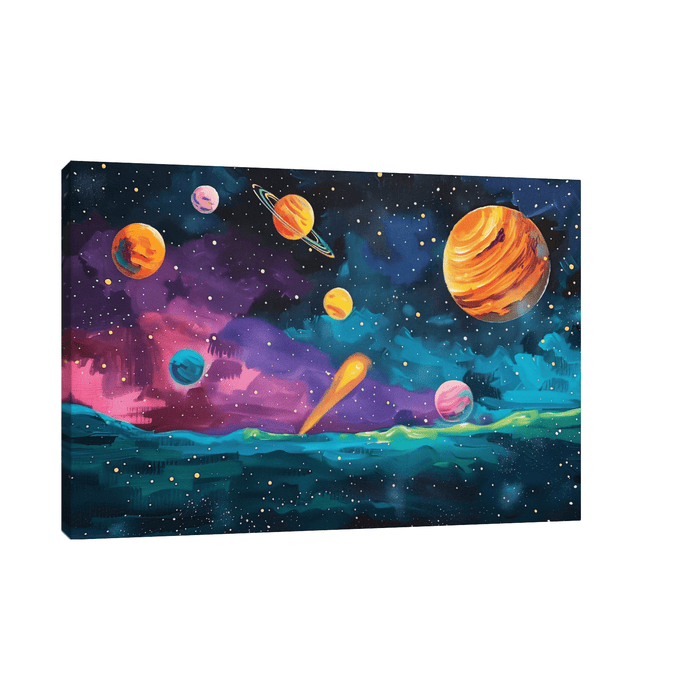 The solar system gathering - ArtDeco Canvas