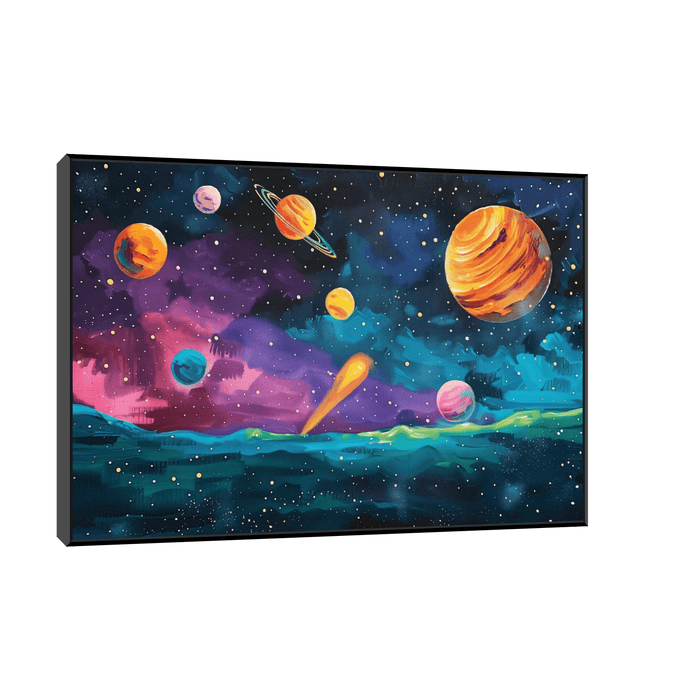 The solar system gathering - ArtDeco Canvas