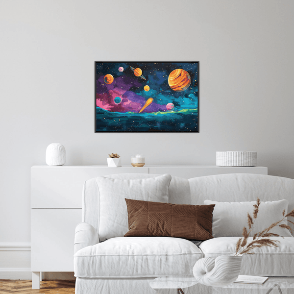 The solar system gathering - ArtDeco Canvas