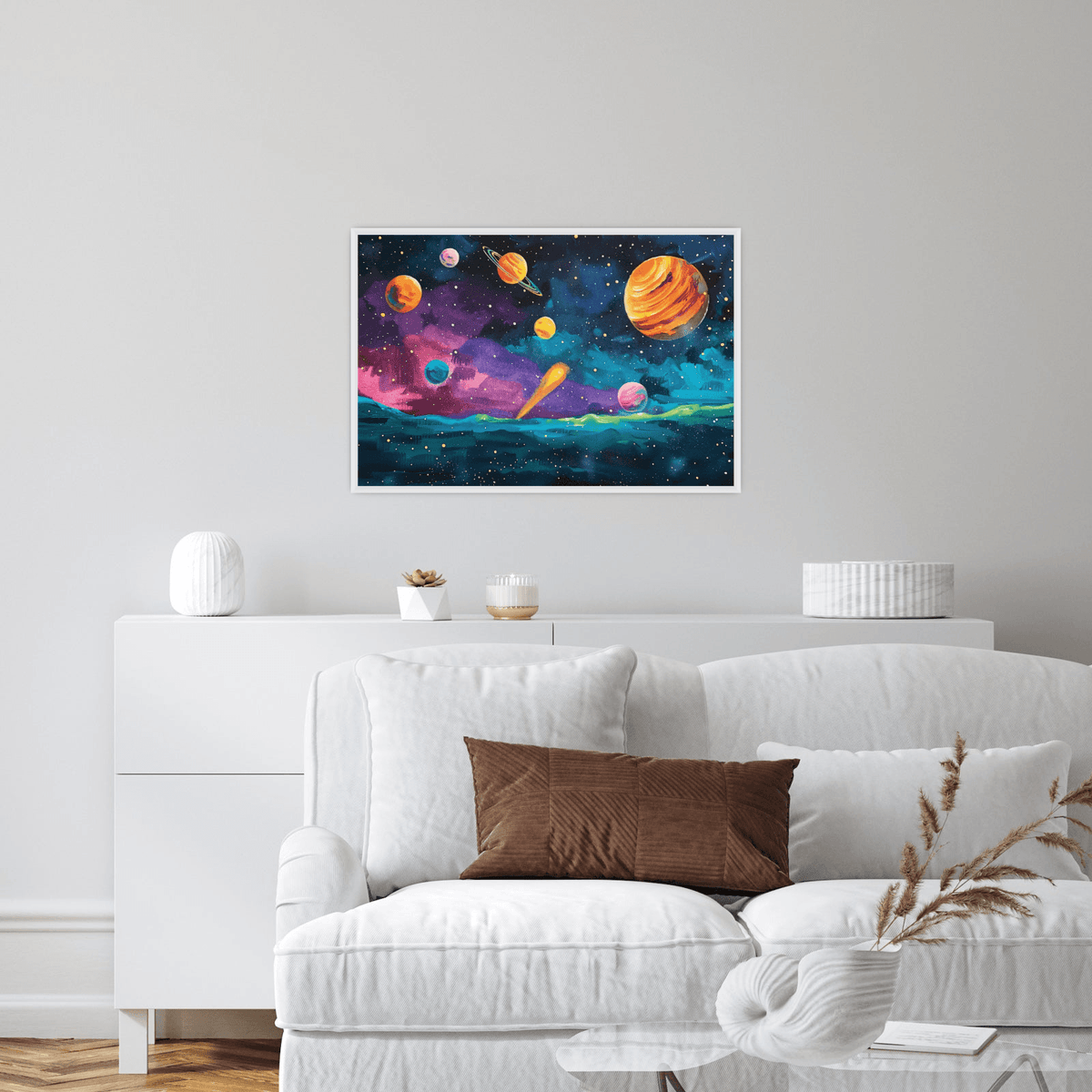 The solar system gathering - ArtDeco Canvas