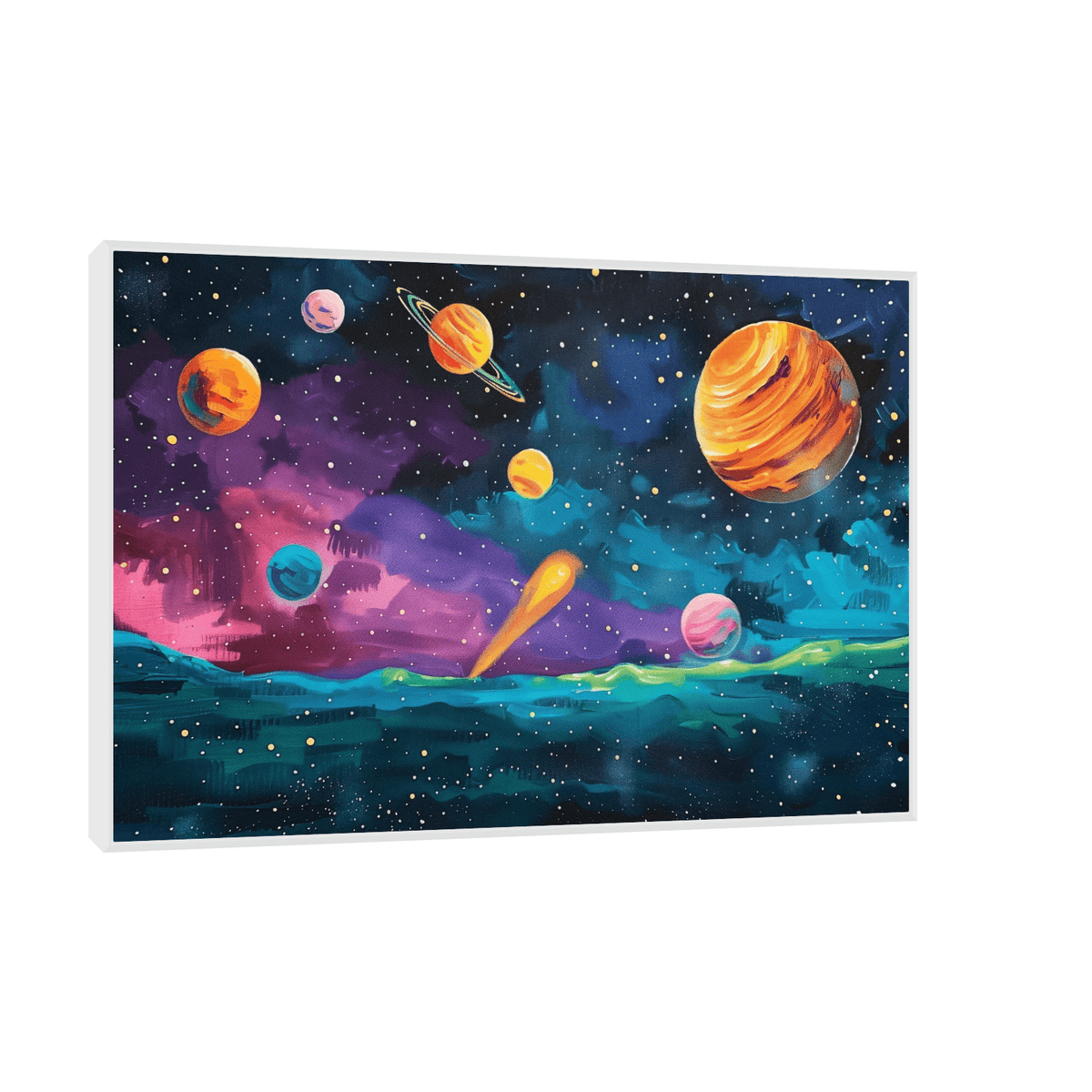 The solar system gathering - ArtDeco Canvas