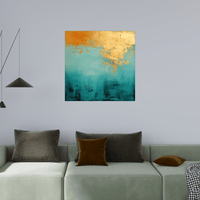 The sun reflection - ArtDeco Canvas