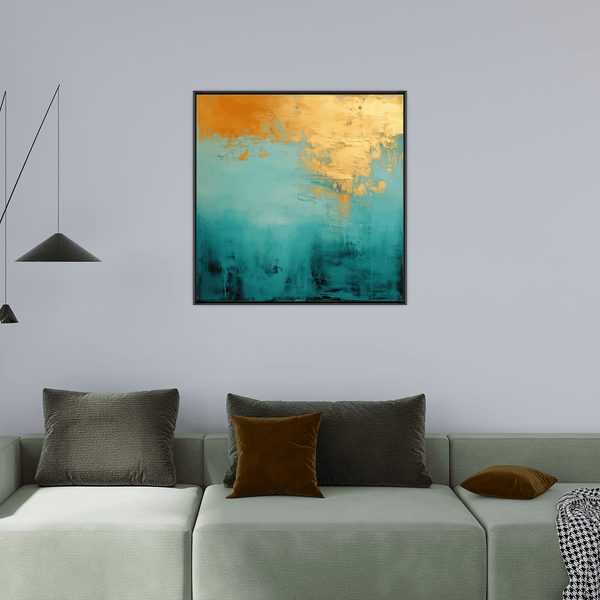 The sun reflection - ArtDeco Canvas