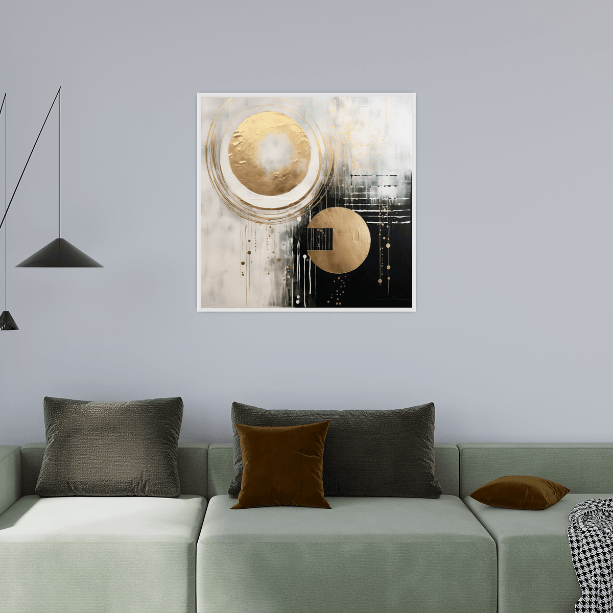 The sun reflection - ArtDeco Canvas