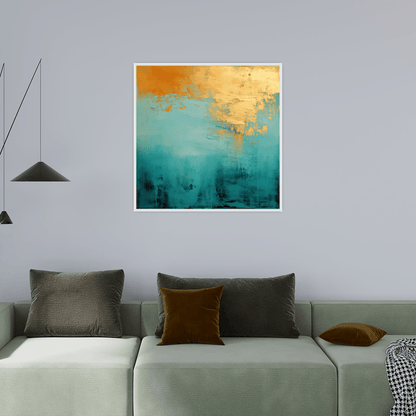 The sun reflection - ArtDeco Canvas